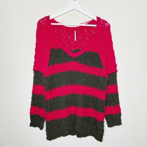 Free People Knubby Exposed Seam Sweater - Picture 1 of 6